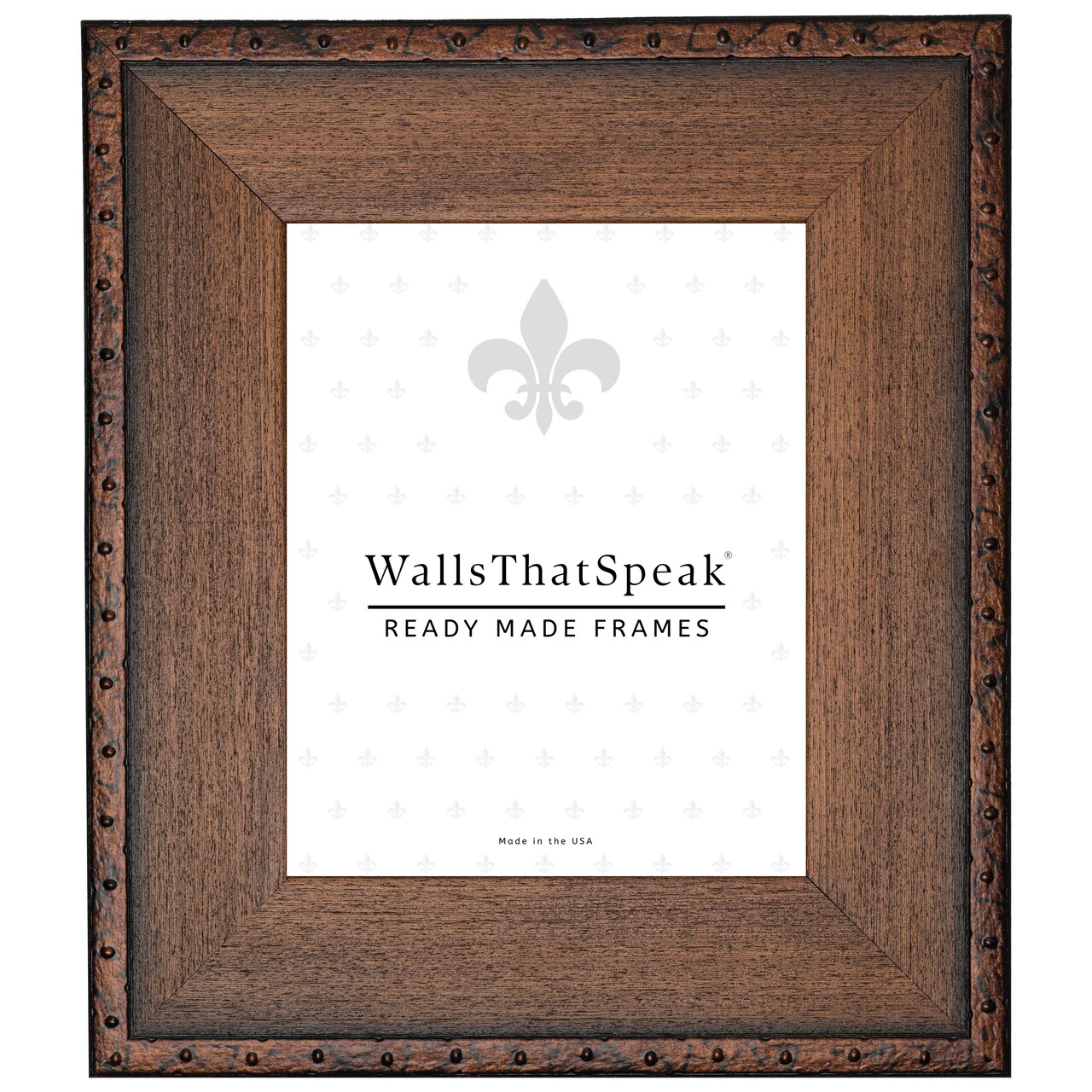 12x16 Picture Frame, Constitution Nautical 3 Inch Wood Moulding, Wall Display Frame for Art, Posters, or Photos by wallsthatspeak